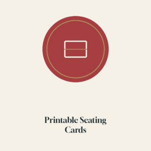 Printable Seating / Place Cards