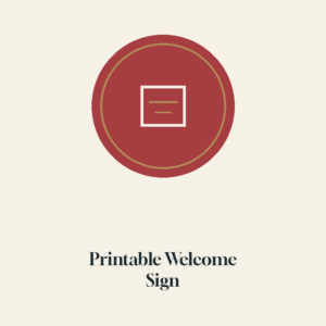 Printable Welcome Sign