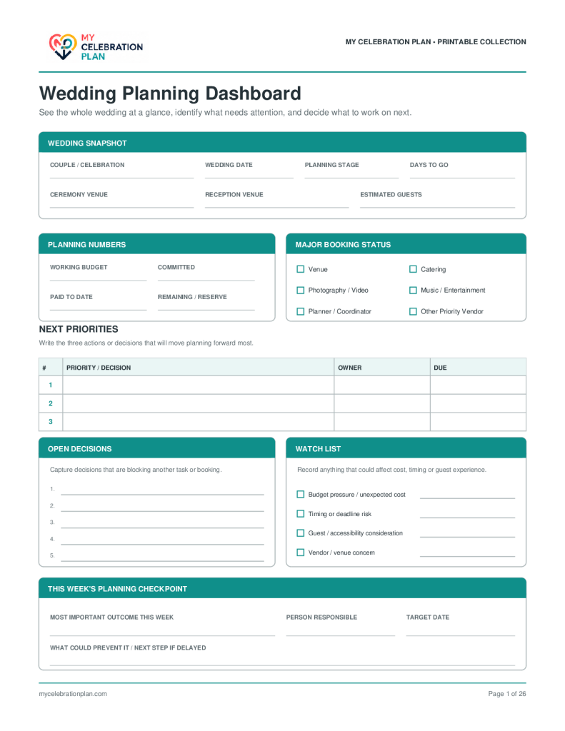 Wedding Planning Binder preview