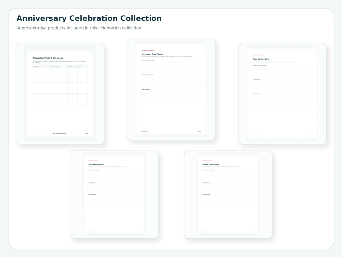 Anniversary Celebration Collection preview