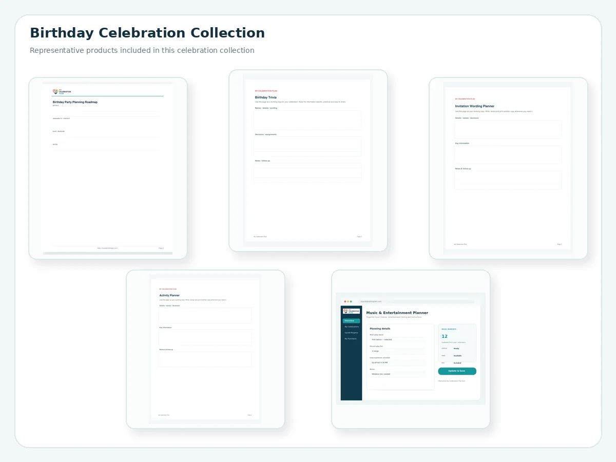 Birthday Celebration Collection preview
