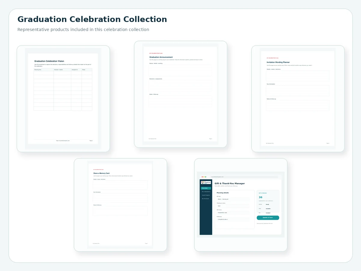 Graduation Celebration Collection preview
