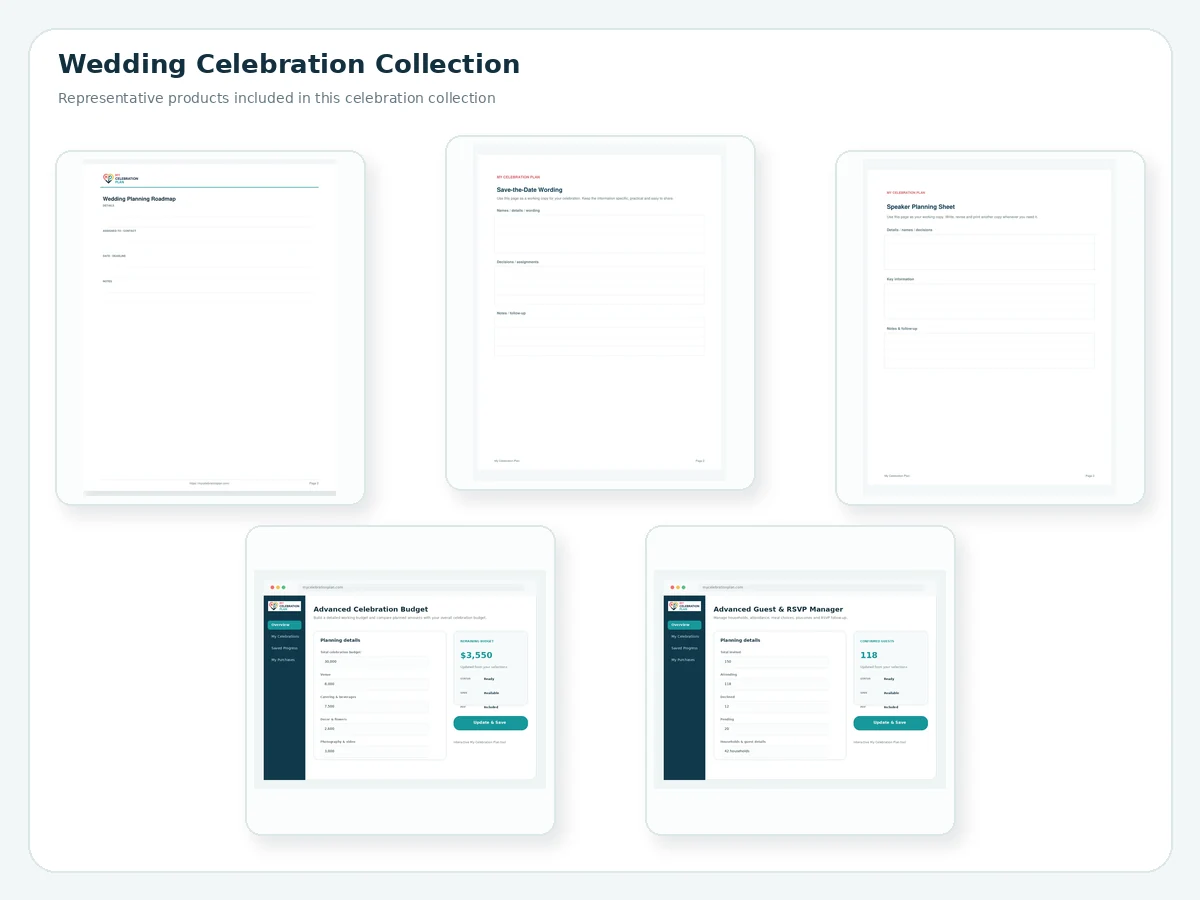 Wedding Celebration Collection preview